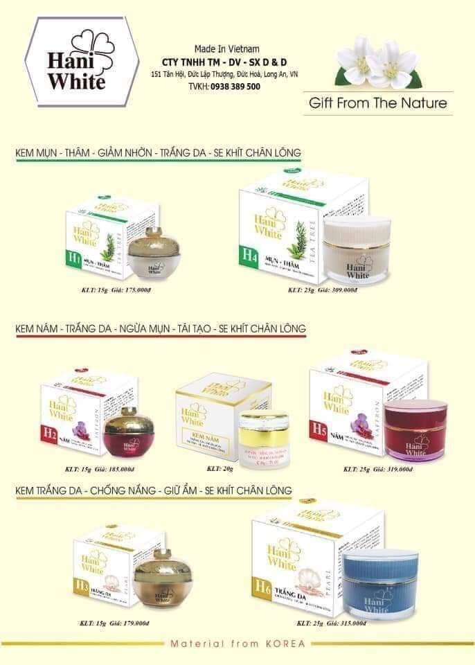SỮA RỬA MẶT HANI WHITE H12