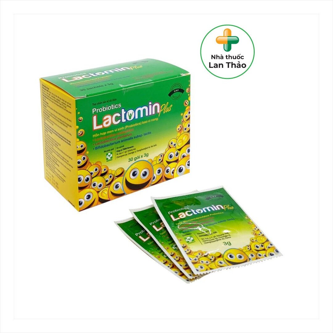 Men tiêu hóa cho bé lactomin plus chính hãng