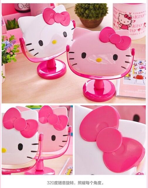 Gương để bàn Hello Kitty