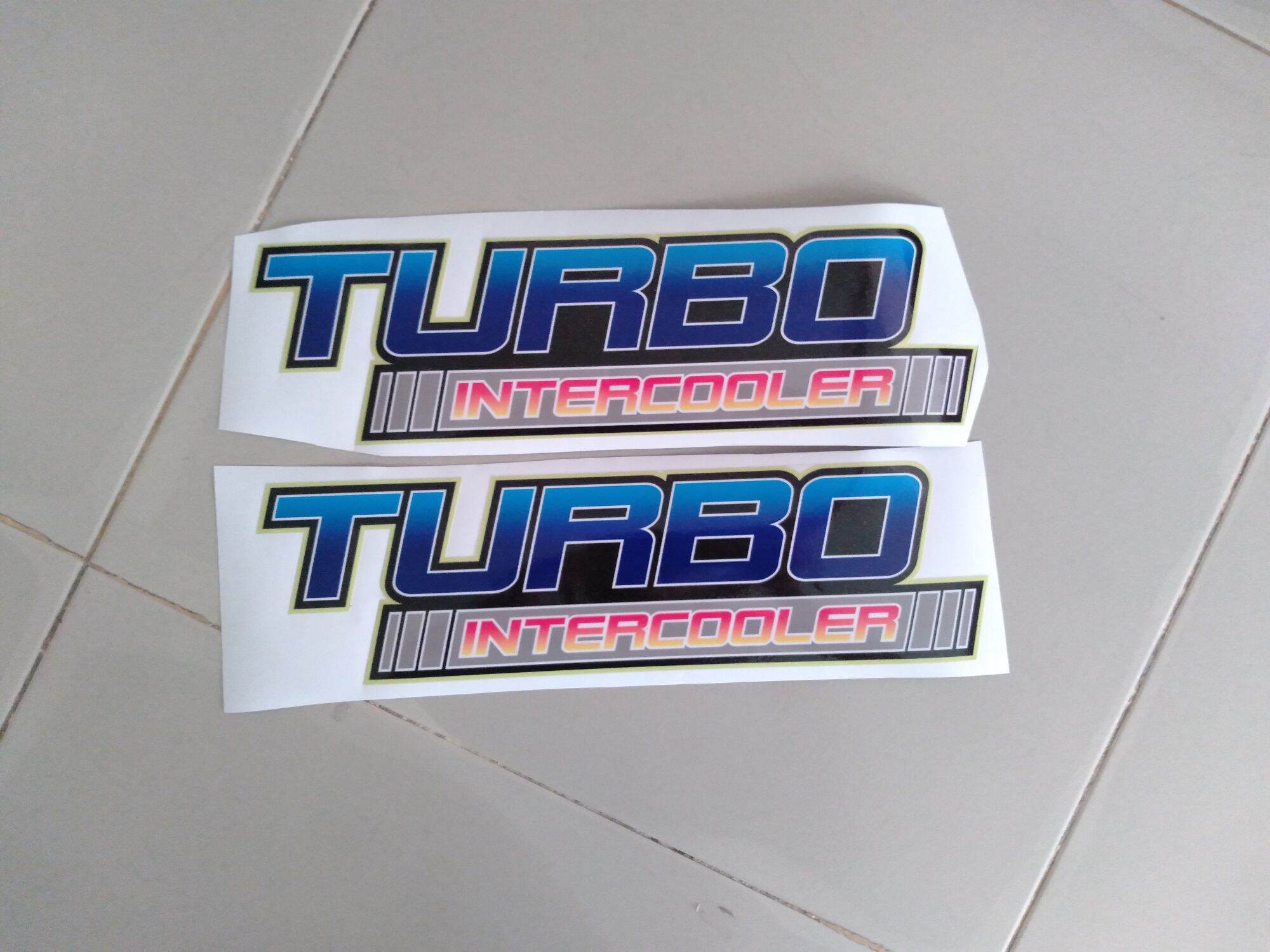 Tem dán turbotem dán xe tải