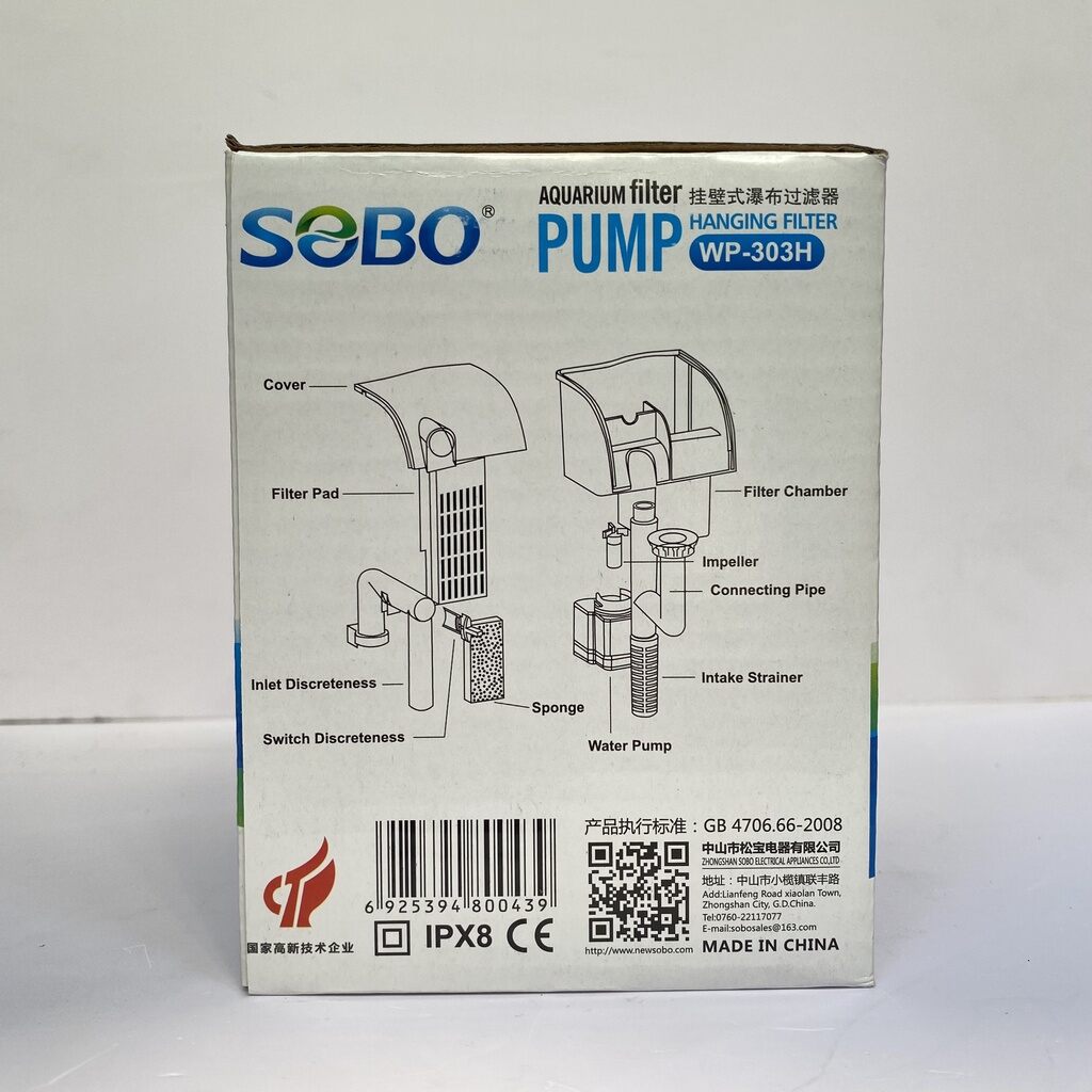 Máy lọc thác hồ cá SOBO WP 303