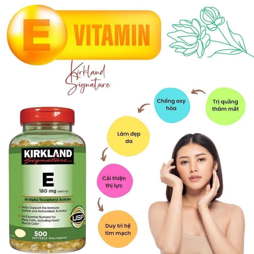Vitamin E 500v Mỹ