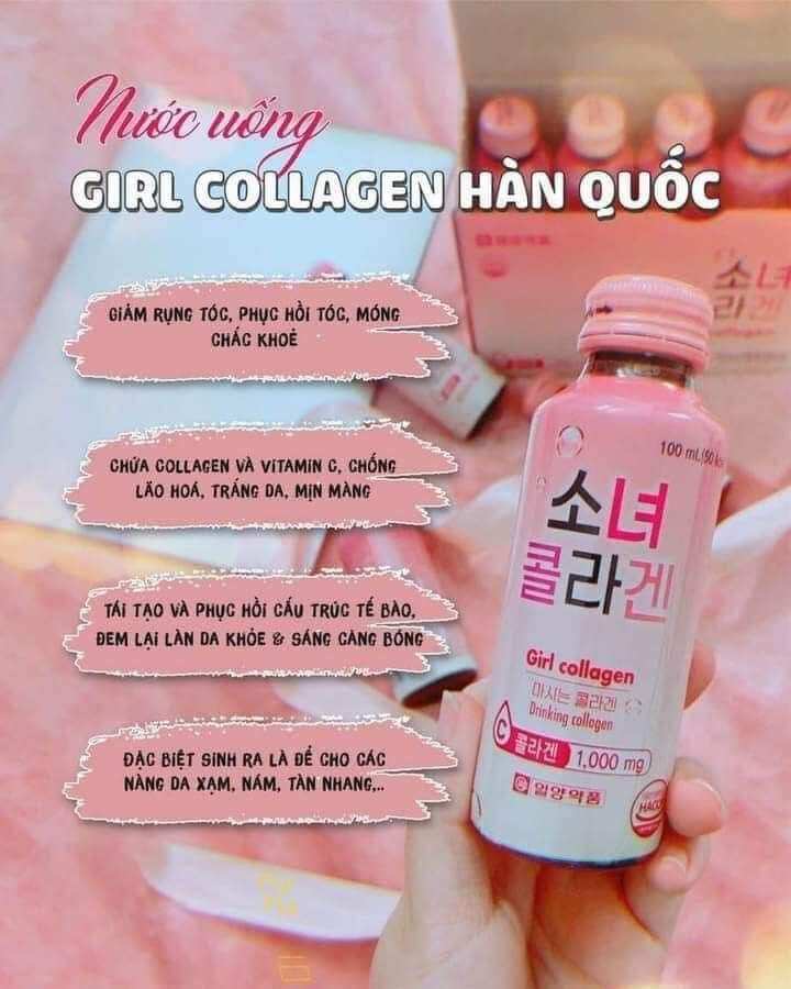 Nước Uống Gril Colagen xuất xứ Hàn Quốc . làm đẹp da .cung cấp colagen cho