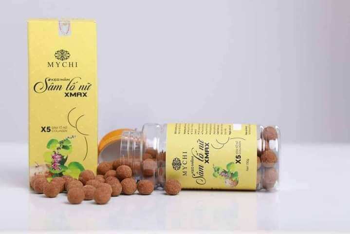 Cobom 5 hộp kẹo mầm sâm tố nữ Xmax (tặng dây đo)