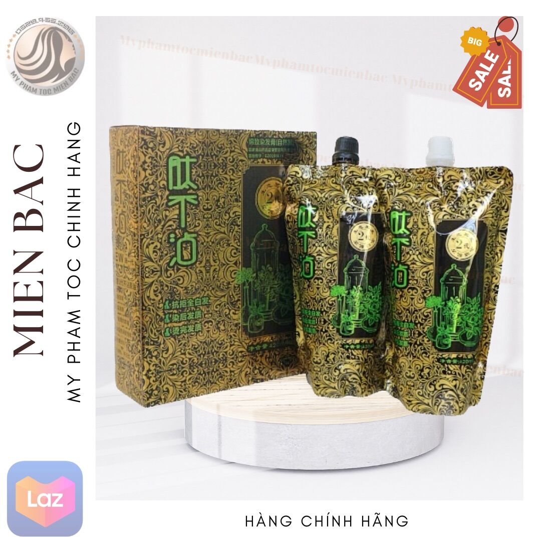 Nhuộm đen HD Nhuộm đen tóc không dính da đầu Phủ đen tóc bạc Phủ bạc tóc đen tại nhà Nhuộm tóc bạc tại nhà mùi cafe