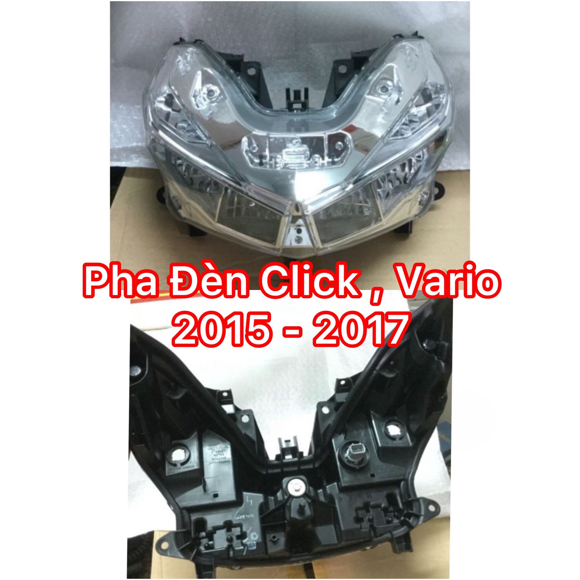 Pha đèn click , vario 2015 - 2017