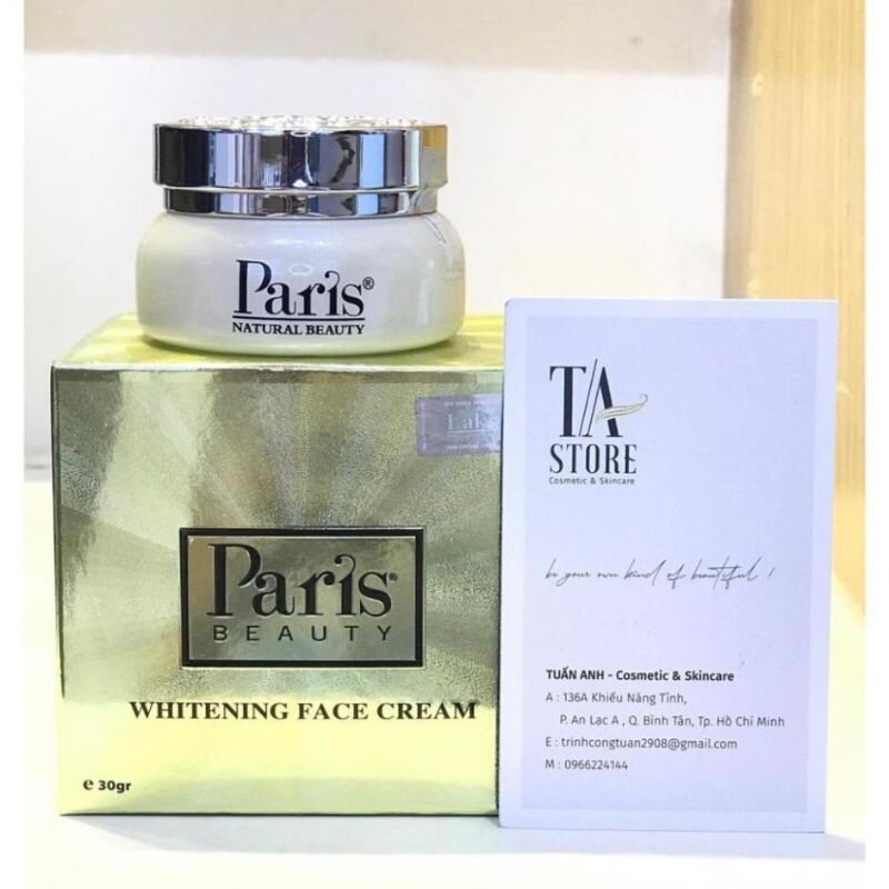 *FREESHIP* Kem face dưỡng trắng da Paris (30g)