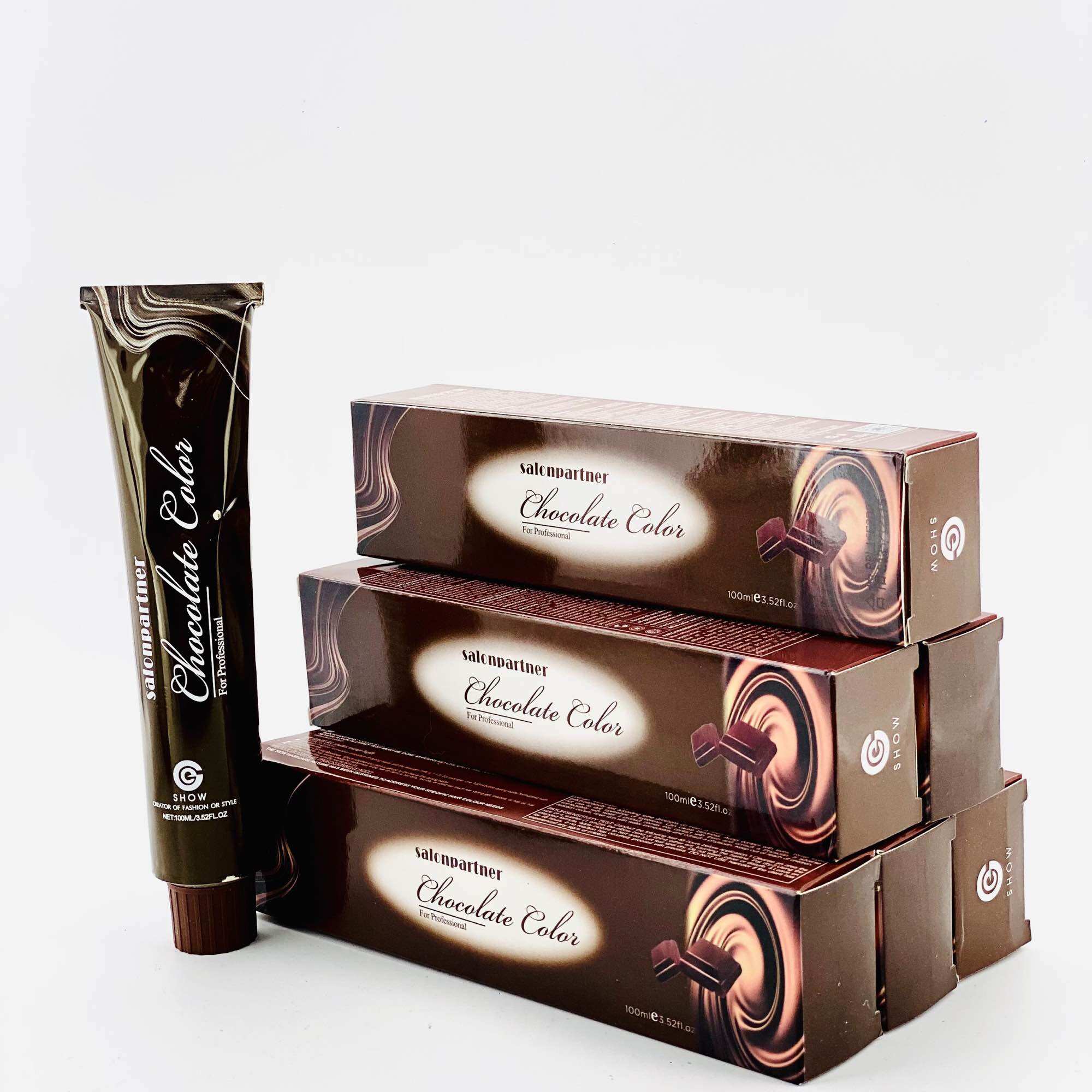 Màu nhuộm tóc phủ bạc Chocolate 100ml.