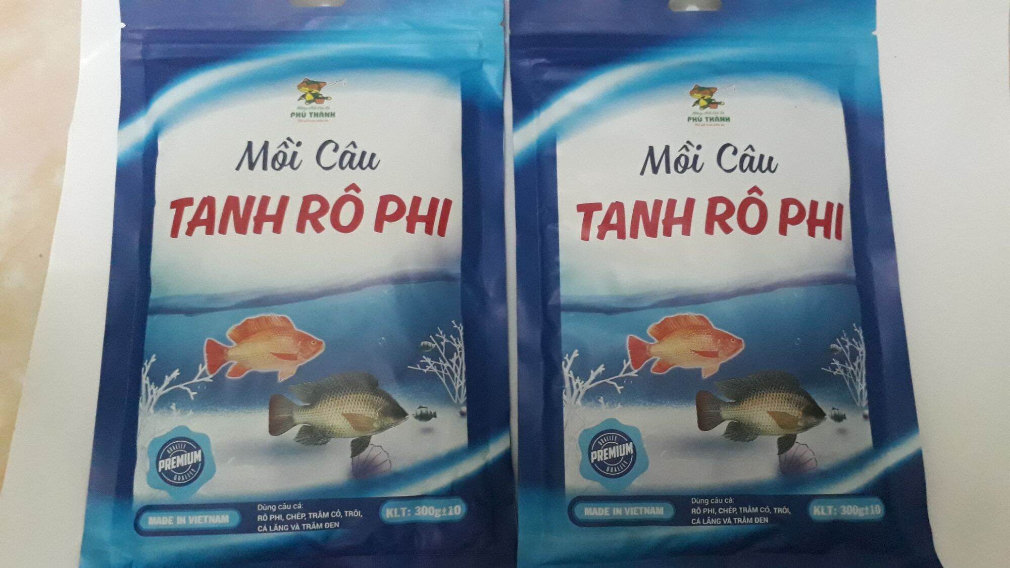 Combo 2 gói mồi câu cá tanh rô phi,mồi câu phú thành, vị mồi chuyên dùng để câu cá rô phi