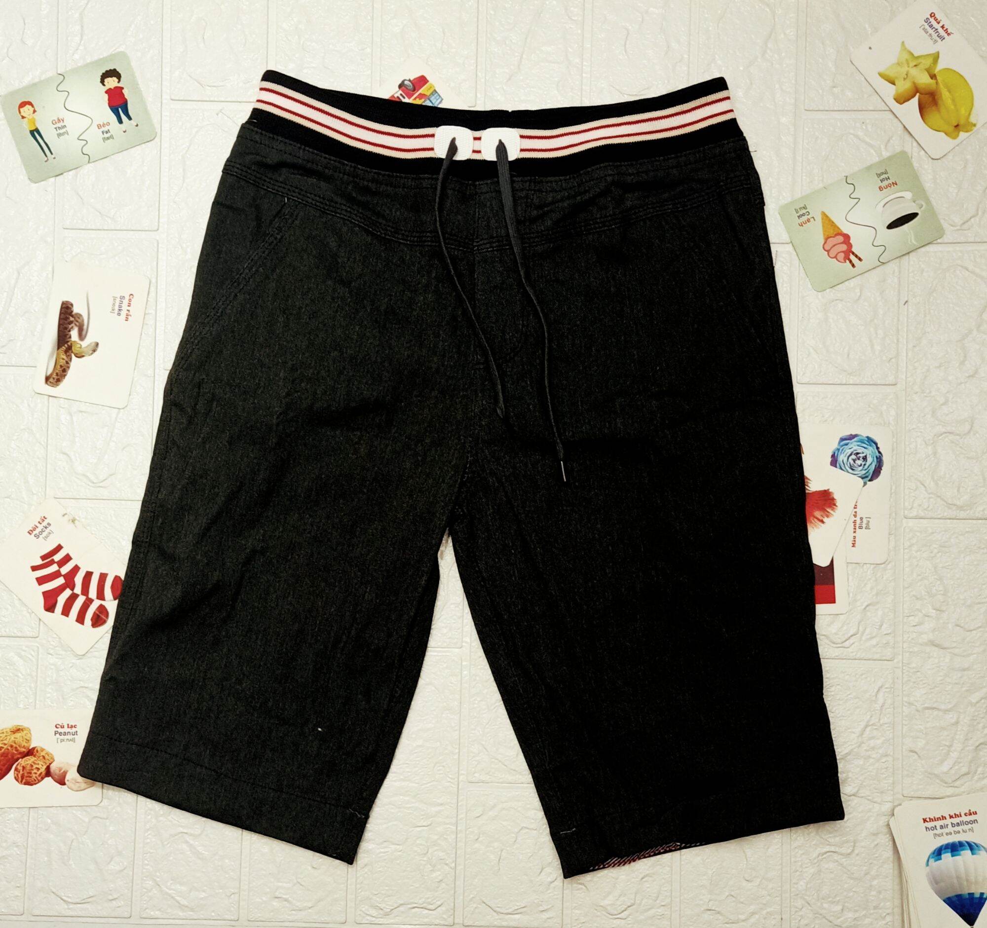 Quần short nam lưng thun HL76
