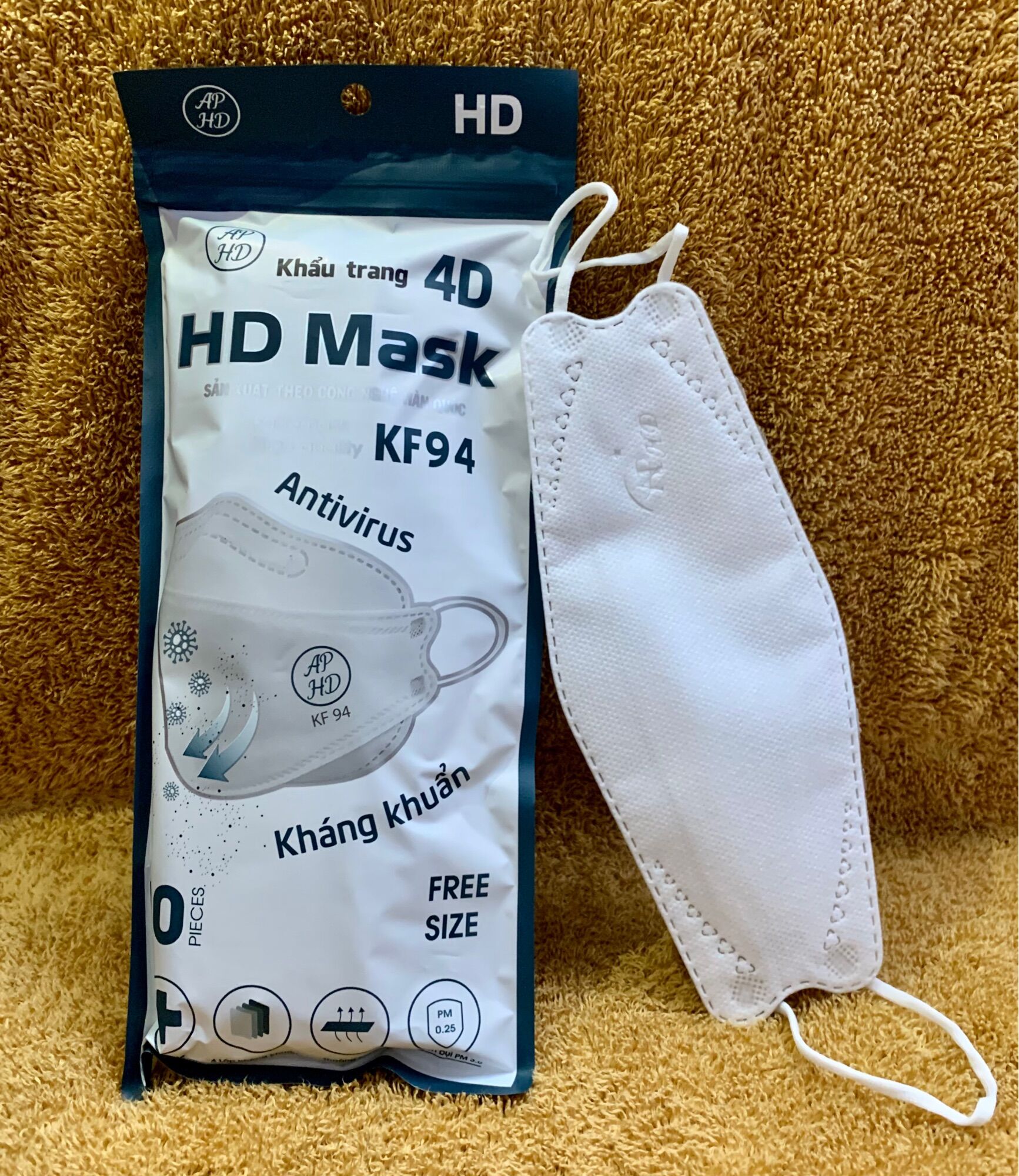 Khẩu trang kháng khuẩn 4D KF 94