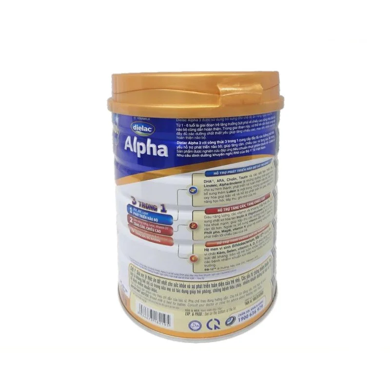Sữa bột Dielac Alpha 3 - lon 900g (cho trẻ từ 1 - 2 tuổi)