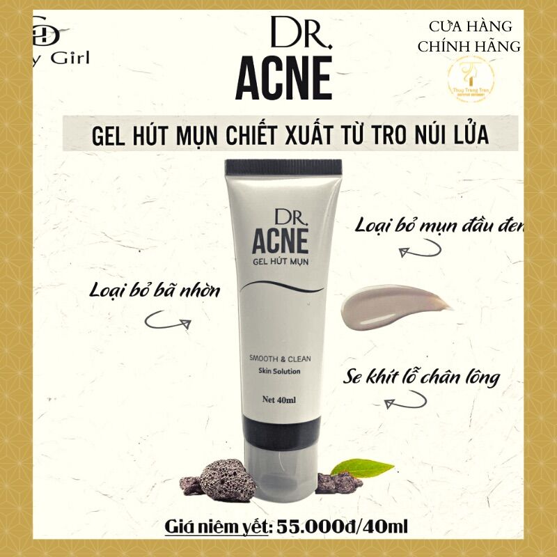 (2 tuyp) gel lột mụn đầu đen mụn cám, se khít lcl