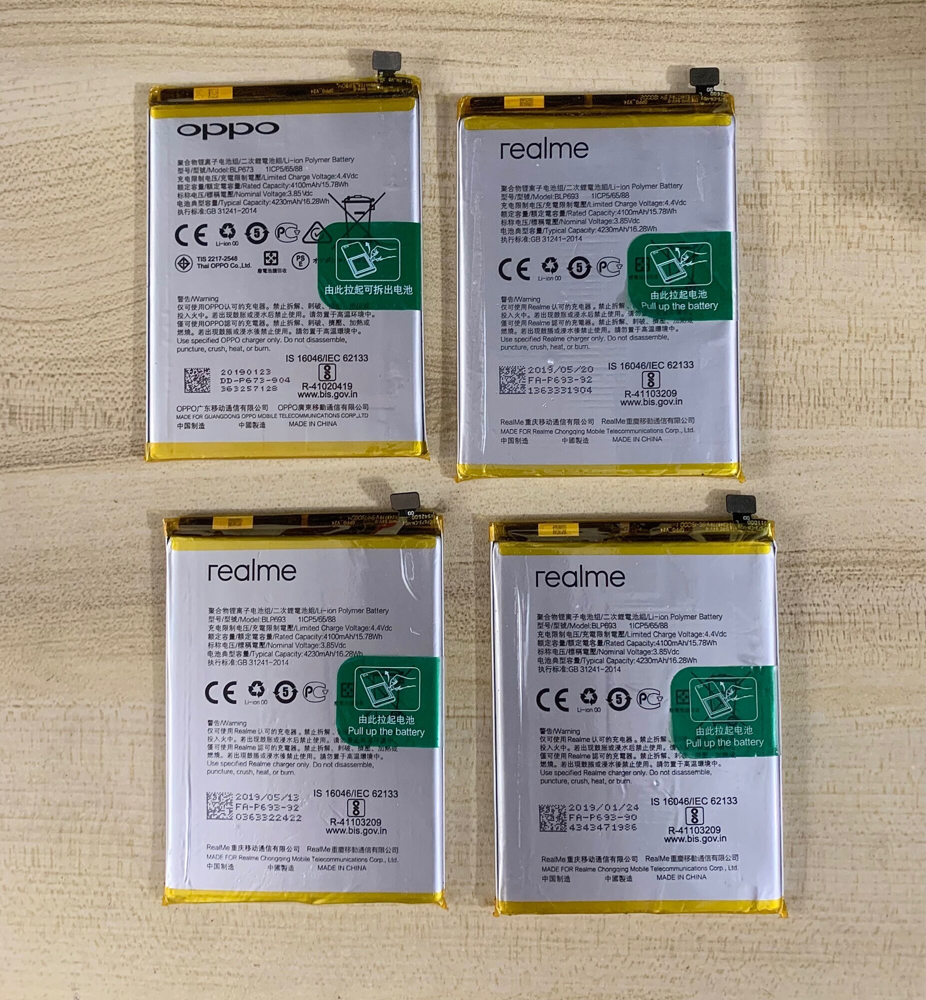 Pin Realme 3 ( BLP : 693 ) Zin Hàng Cao Cấp.