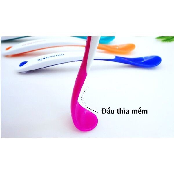 Thìa báo nóng Munchkin Mỹ cho bé ăn dặm