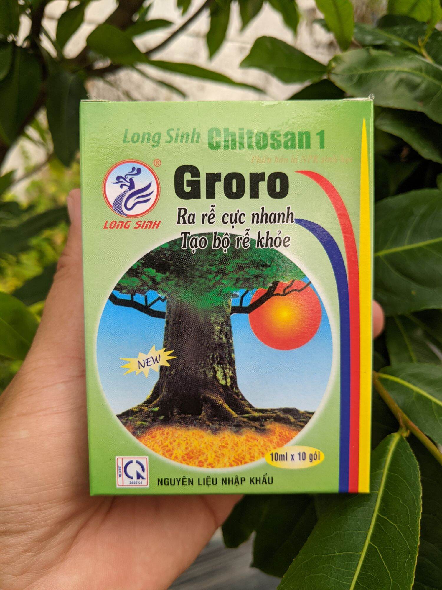 Dưỡng rễ Groro ra rễ cực mạnh hộp 10 gói