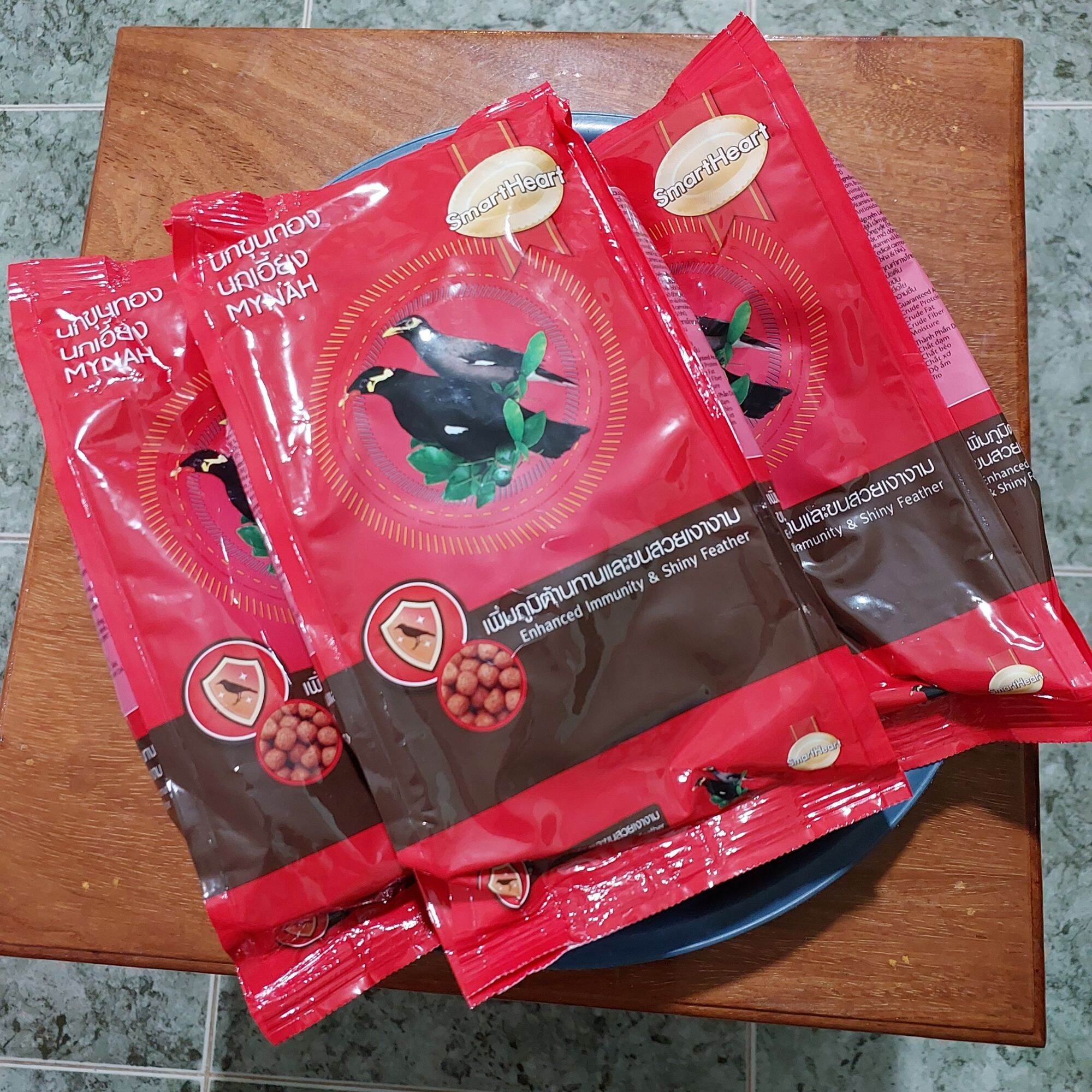 Thức ăn dinh dưỡng Thái Lan cho chim nói, chim hót. Gói 400gr/20k