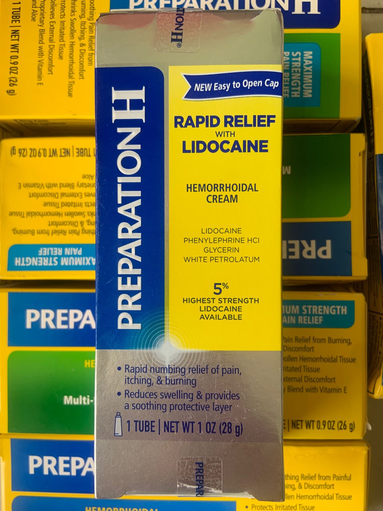 Kem Preparation H Hemorrhoidal cream Mỹ 28g