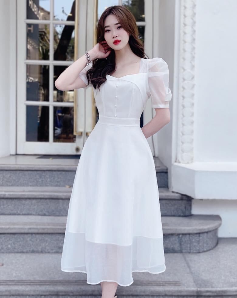 váy trắng dự tiệc giá bán chất lượng Tháng 7 2023  Mua ngay lập tức  Shopee Việt Nam