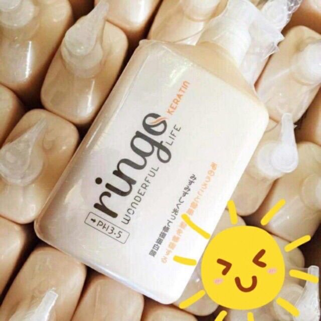 Siêu phẩm Phục hồi tóc hư tổn RINGO Keratin 550ml ( chính hãng )
