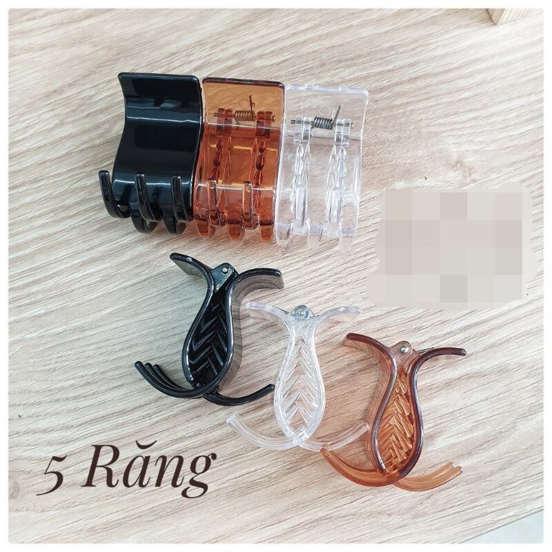 Kẹp tóc càng cua bóng trong nhiều màu