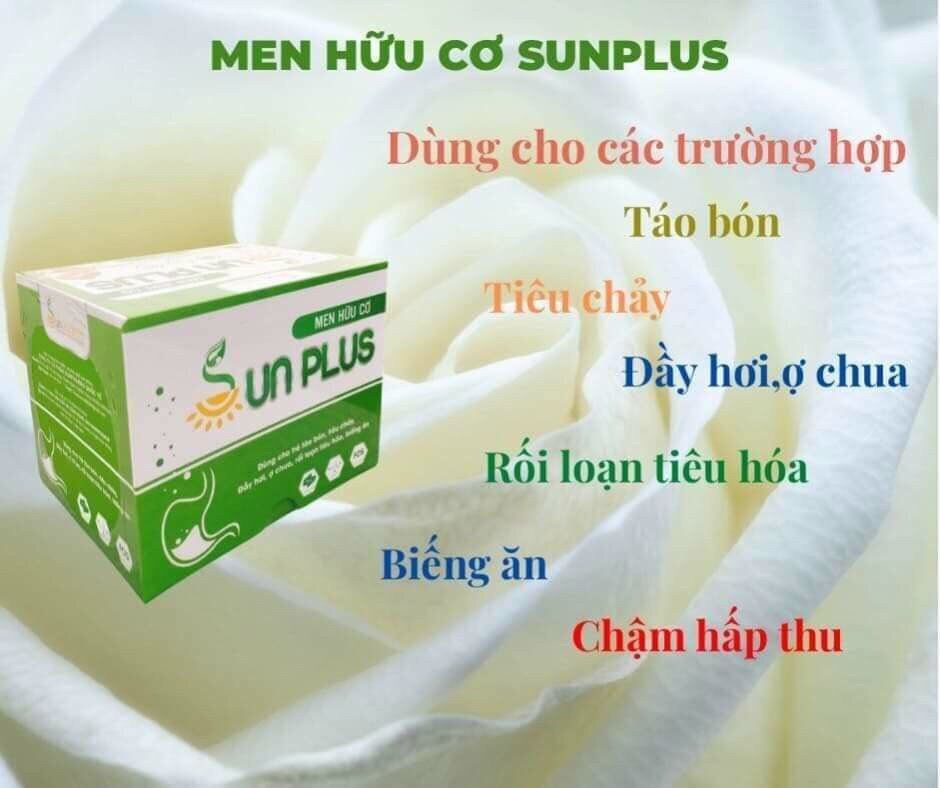 Men Hữu Cơ Sunplus Hết Biếng Ăn Cải Thiện Táo Bón