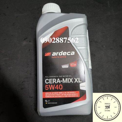 nhớt Ardeca CERA-MIX XL 5W40 hàng cao cấp chính hãng 1 lít