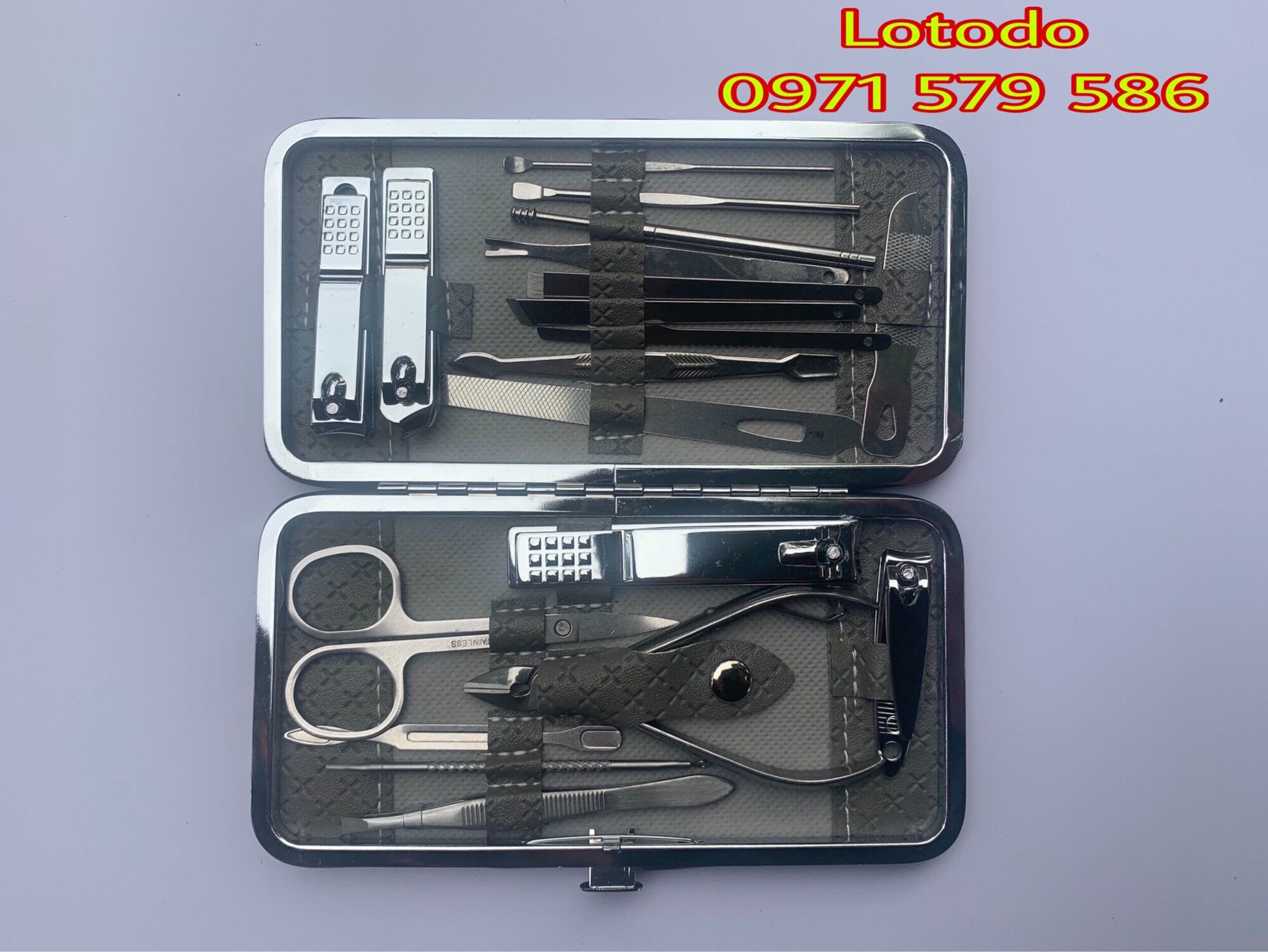 Bộ cắt móng tay, cắt móng chân 19 món- lotodo