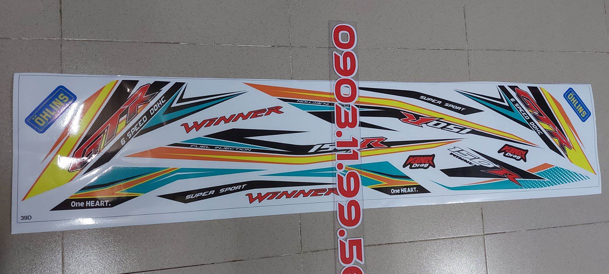 tem rời winner v1 trắng gtr