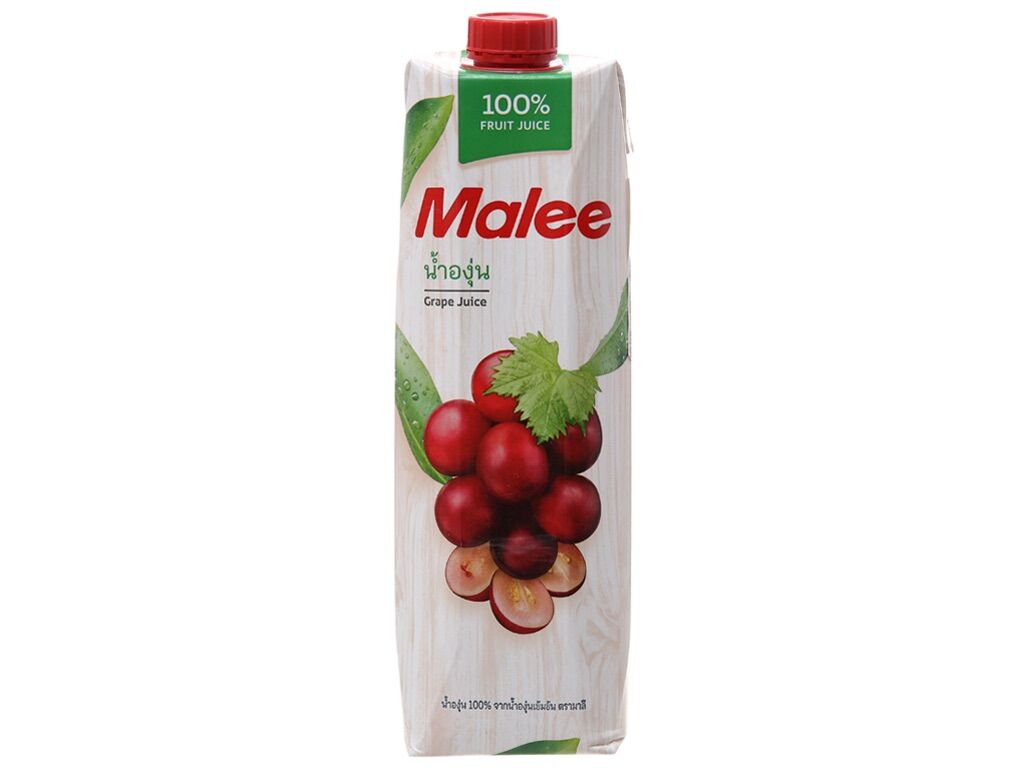 [HCM]Nước ép Nho Malee (Thái Lan) 1L - nước trái cây tự nhiên  date 12 tháng