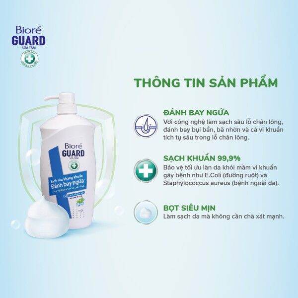 Sữa tắm kháng khuẩn Biore 800g