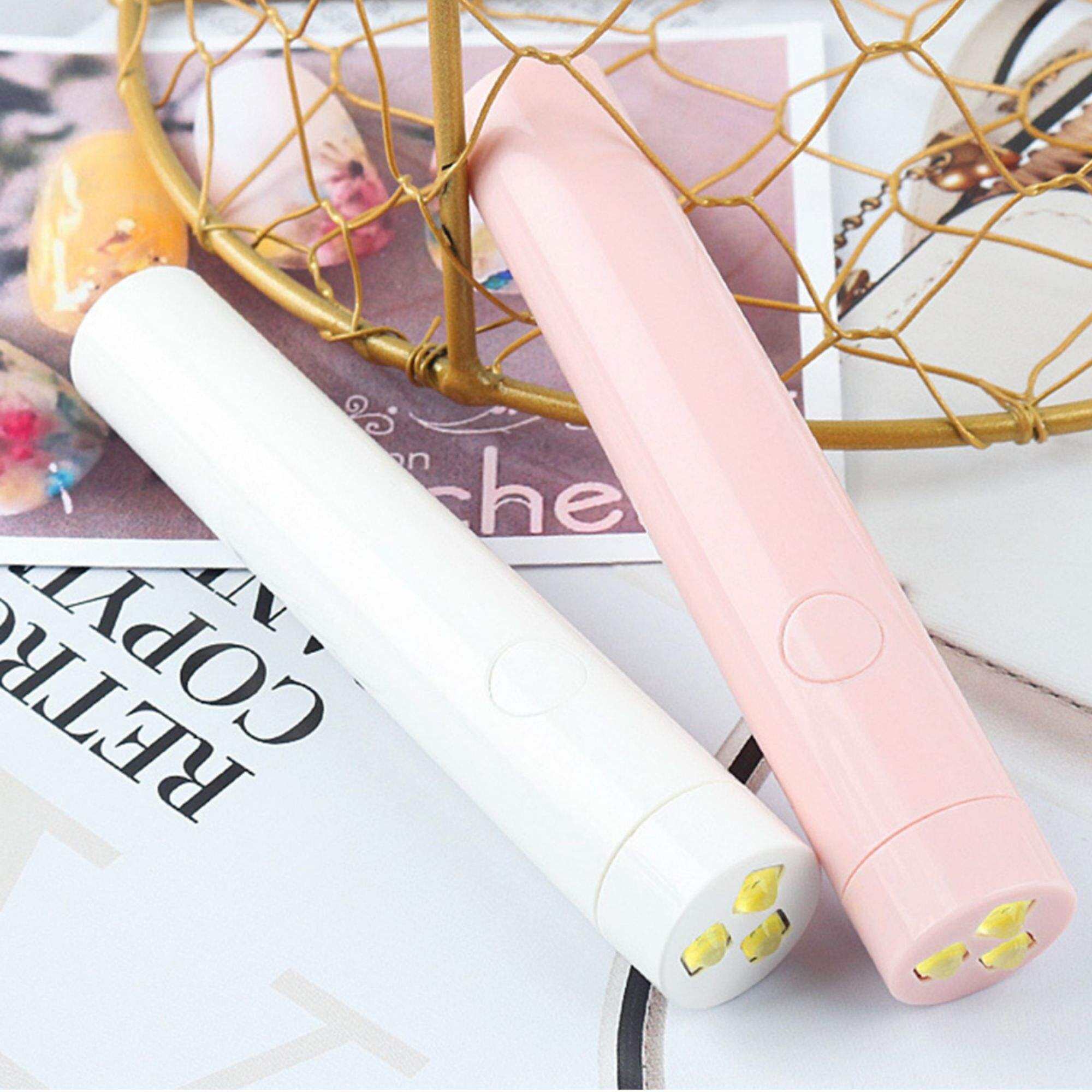 Đèn hơ móng mini cầm tay , 3 bóng đèn Led nhanh khô tiện dụng