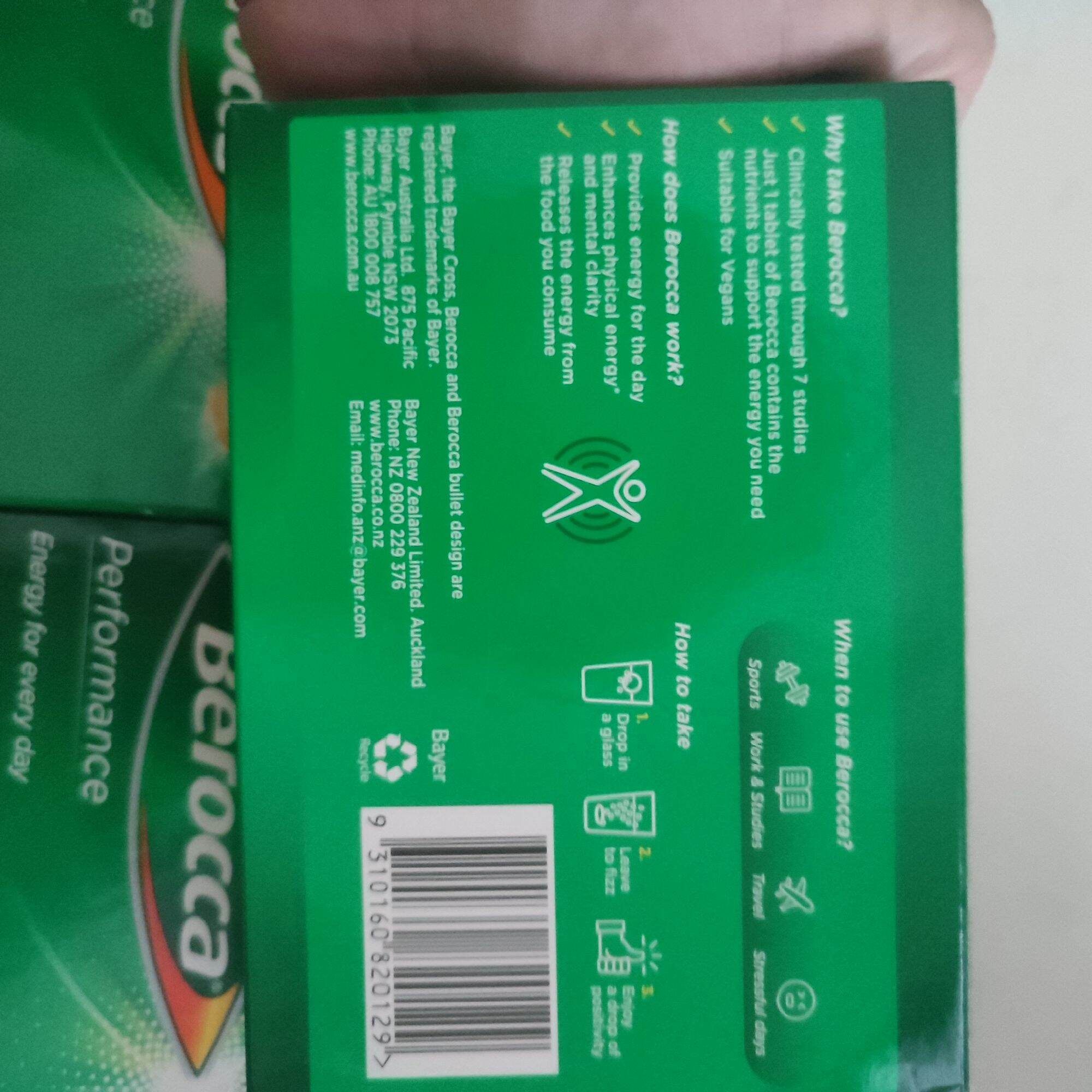 Viên sủi Berocca Úc 45 viên/ hộp ( Date 26)