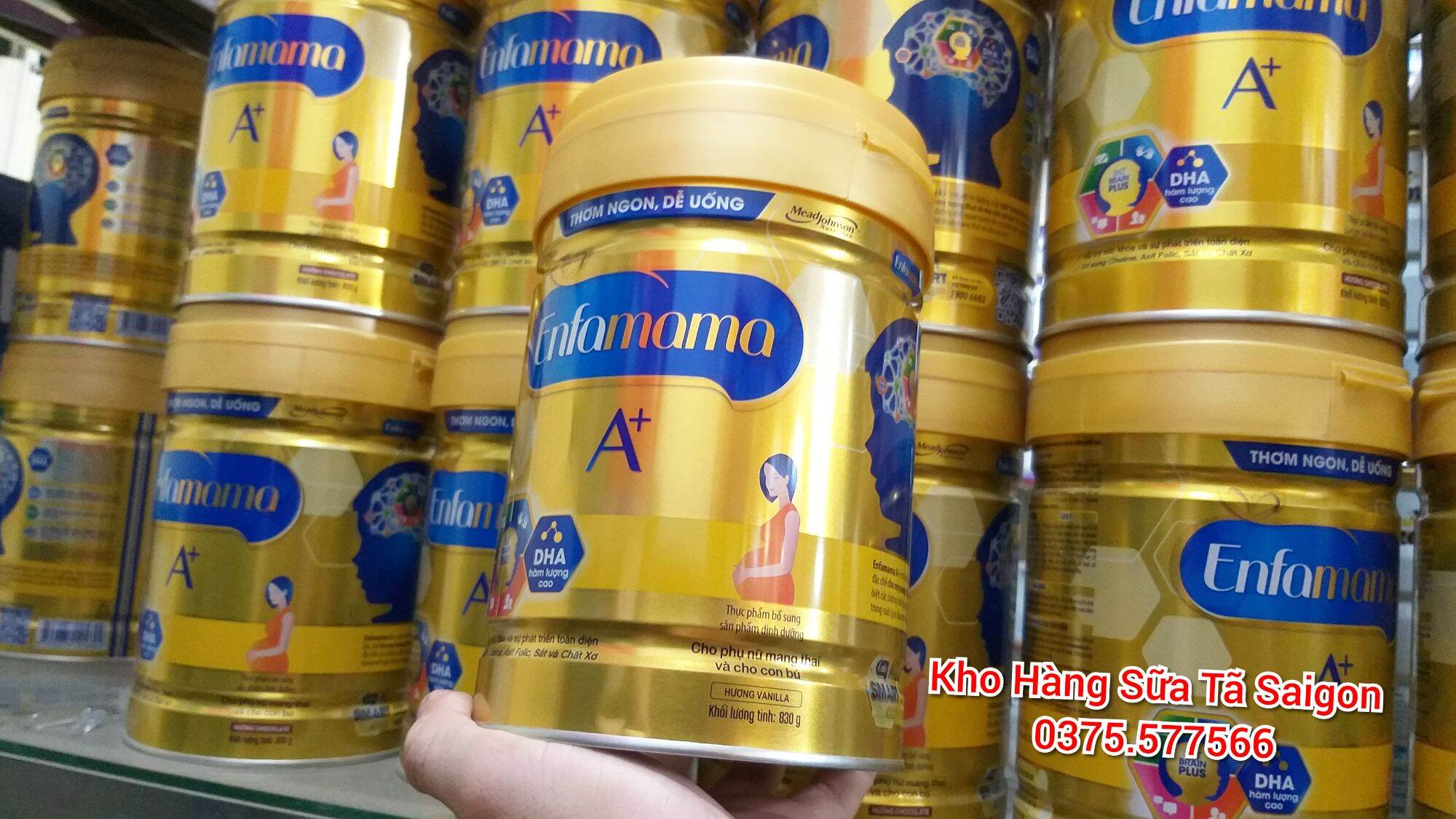 Sữa bầu Enfa mama A+ lon 830g của Mead Johnson