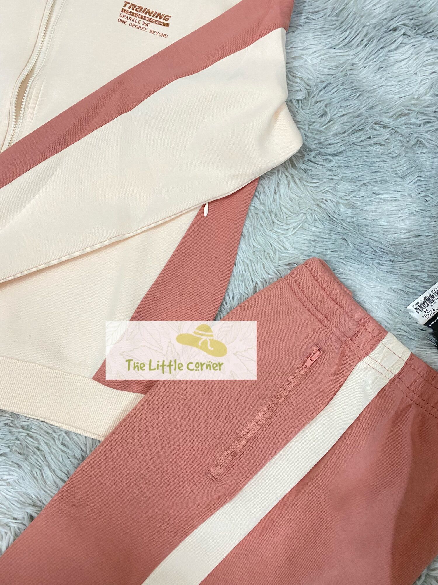 Bộ thể thao nỉ mịn nữ hãng 361