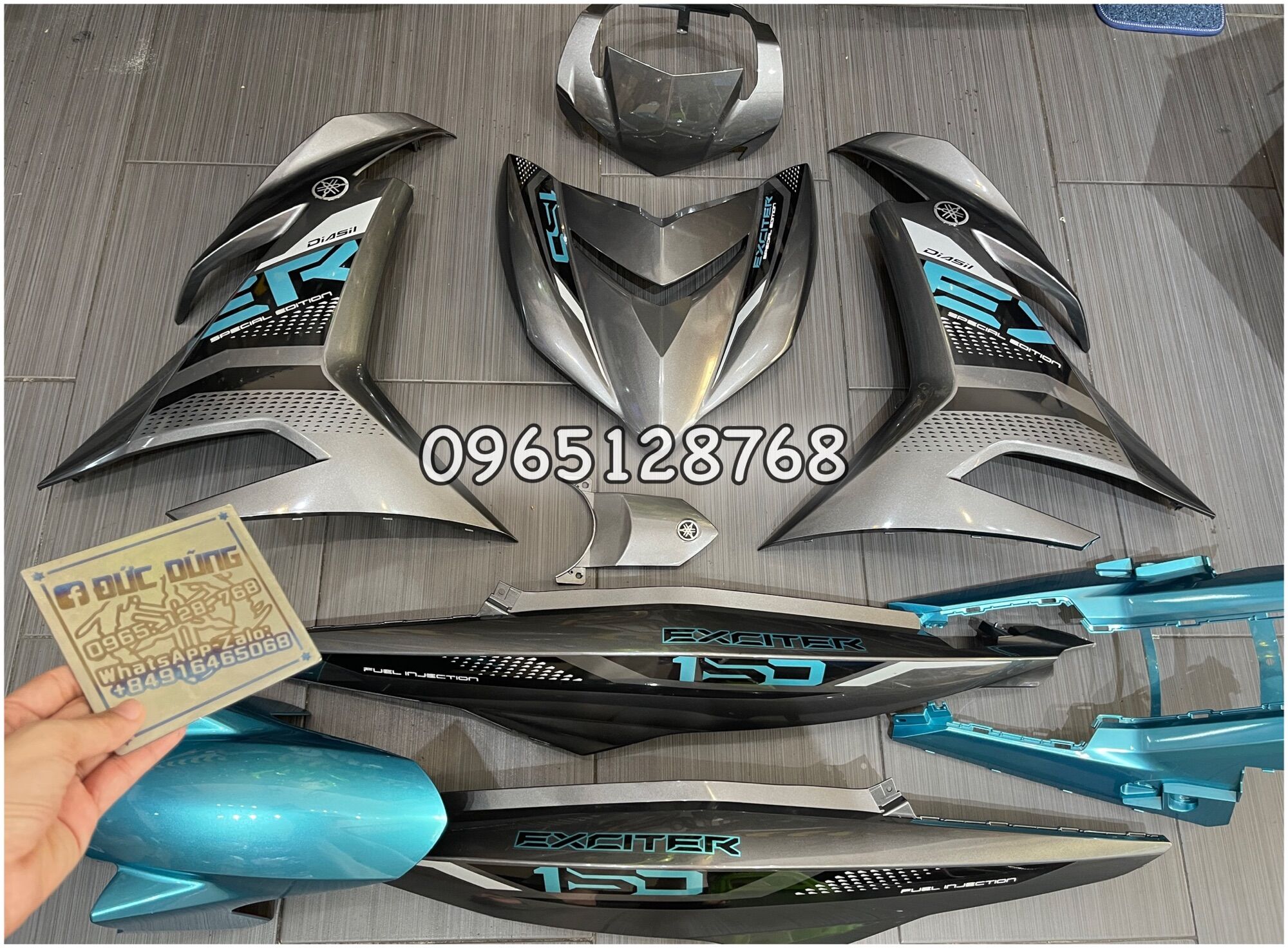 [HCM]Áo Ex 150 mới 2021 màu xám xanh