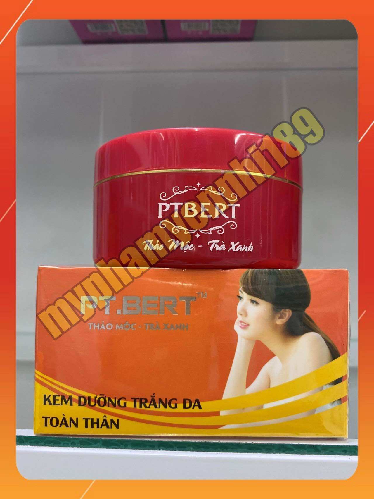 Kem dưỡng trắng da toàn thân pt bert thảo mộc trà xanh