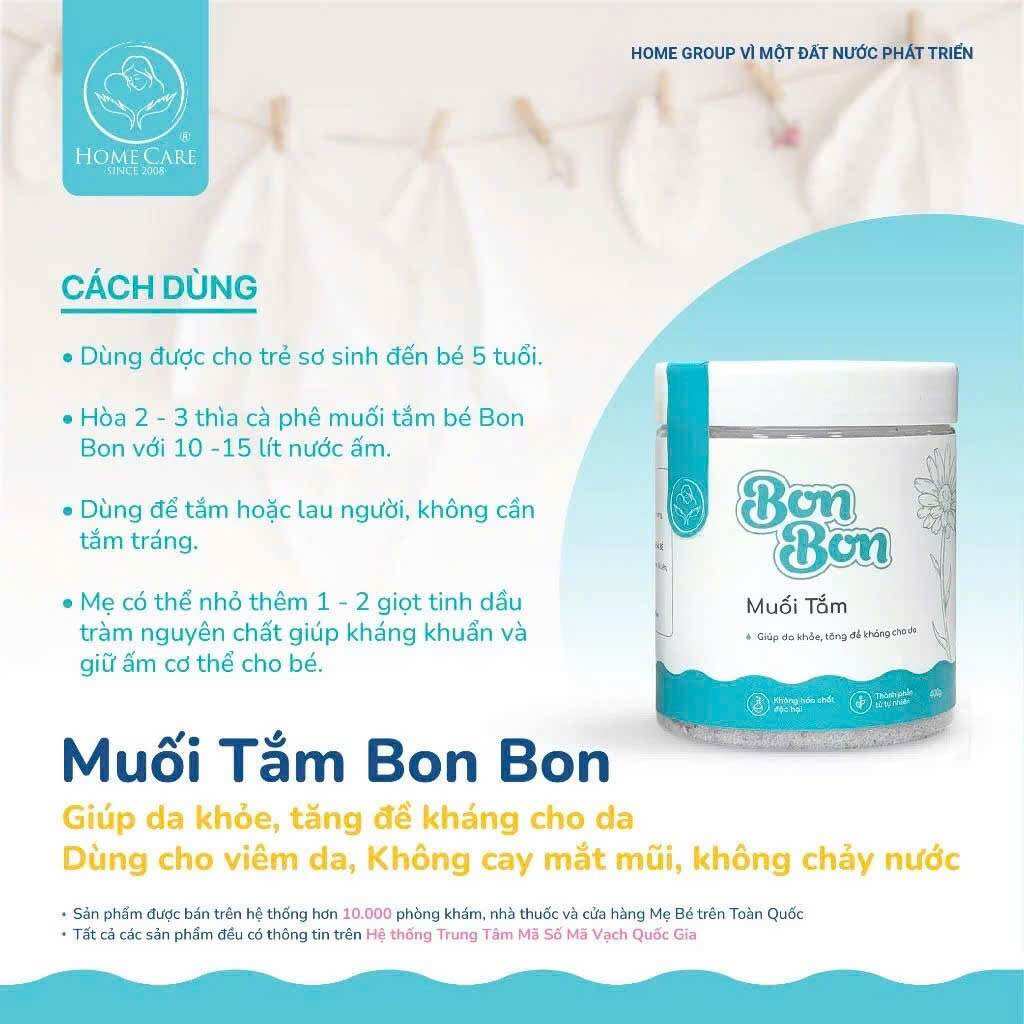 Muối Tắm Thảo Dược Ích Nhi ( Hàng CTY Home Care )