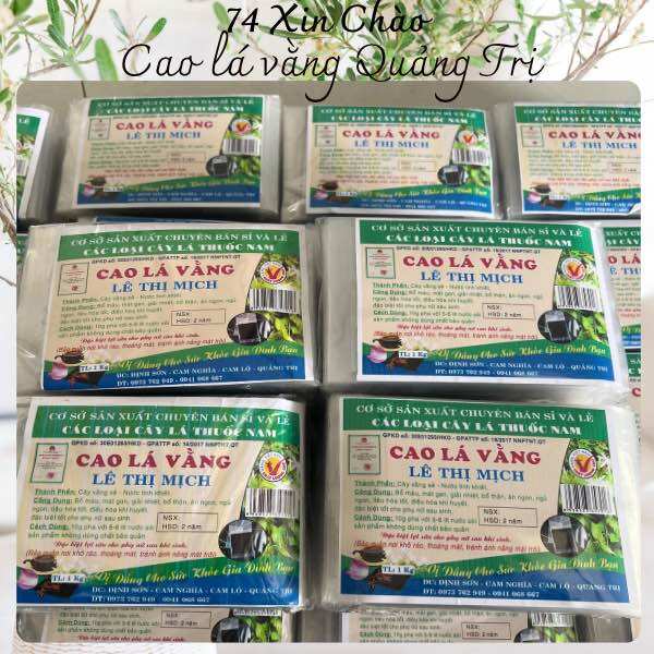 Cao lá vằng quảng trị (1kg)