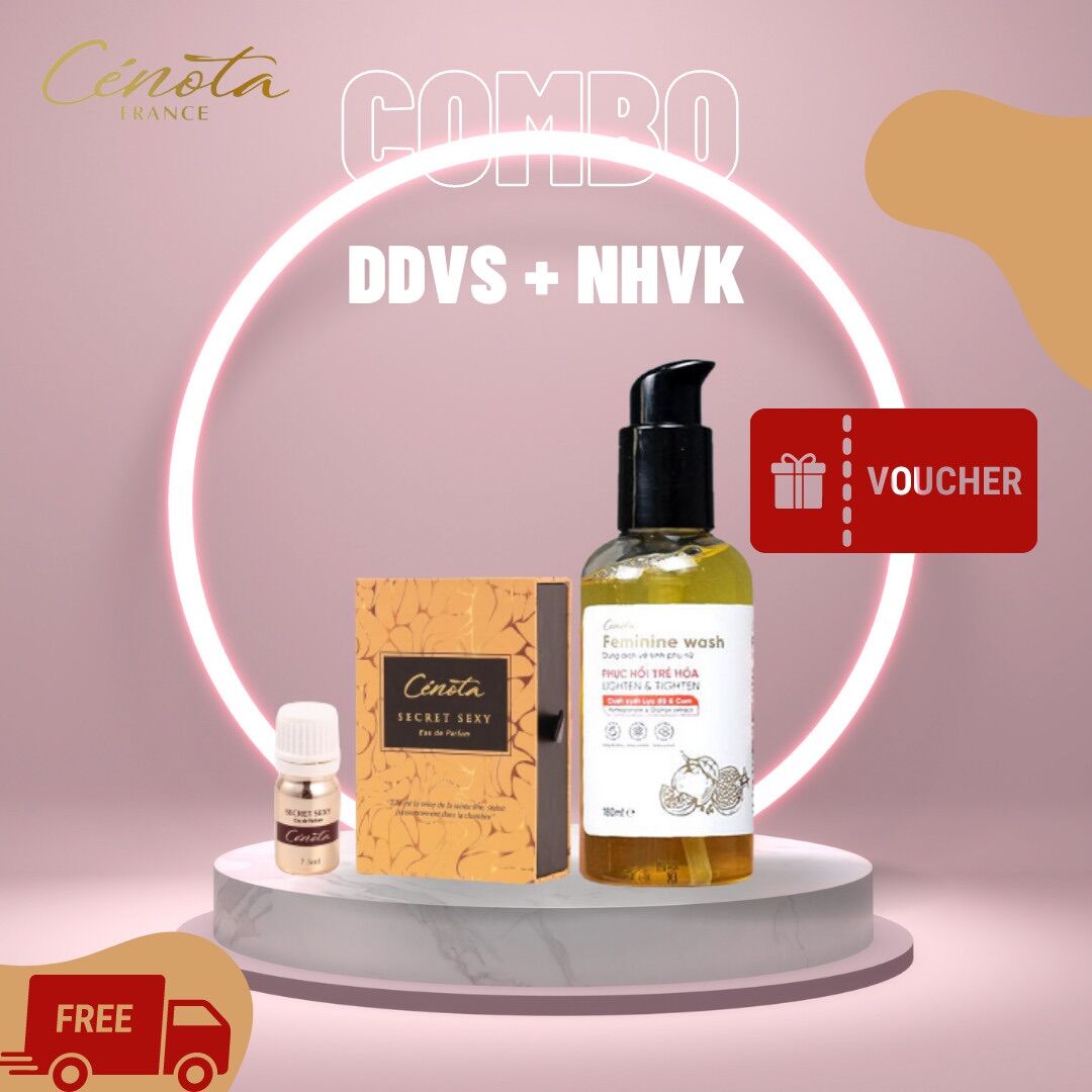 Ddvs cenota + nước hoa vùng kín cenota - cho chị em luôn khỏe đẹp và tự tin