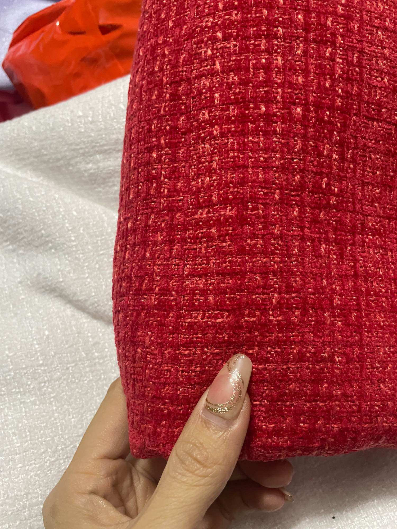 Vải dạ tweed nhung
