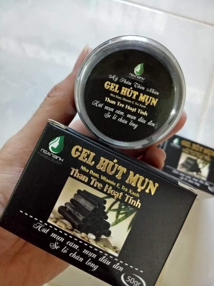 Gel hút mụn than tre hoạt tính ngân bình