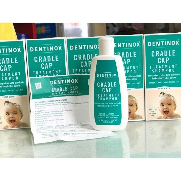 Dầu gội Dentinox cứt trâu da đầu cho trẻ UK 125ml