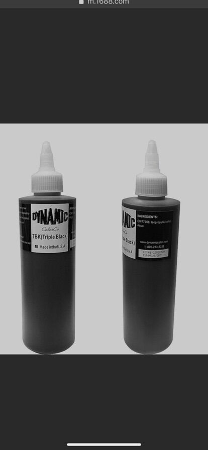 Mực xăm trung cấp Dynamic TBK 240ml