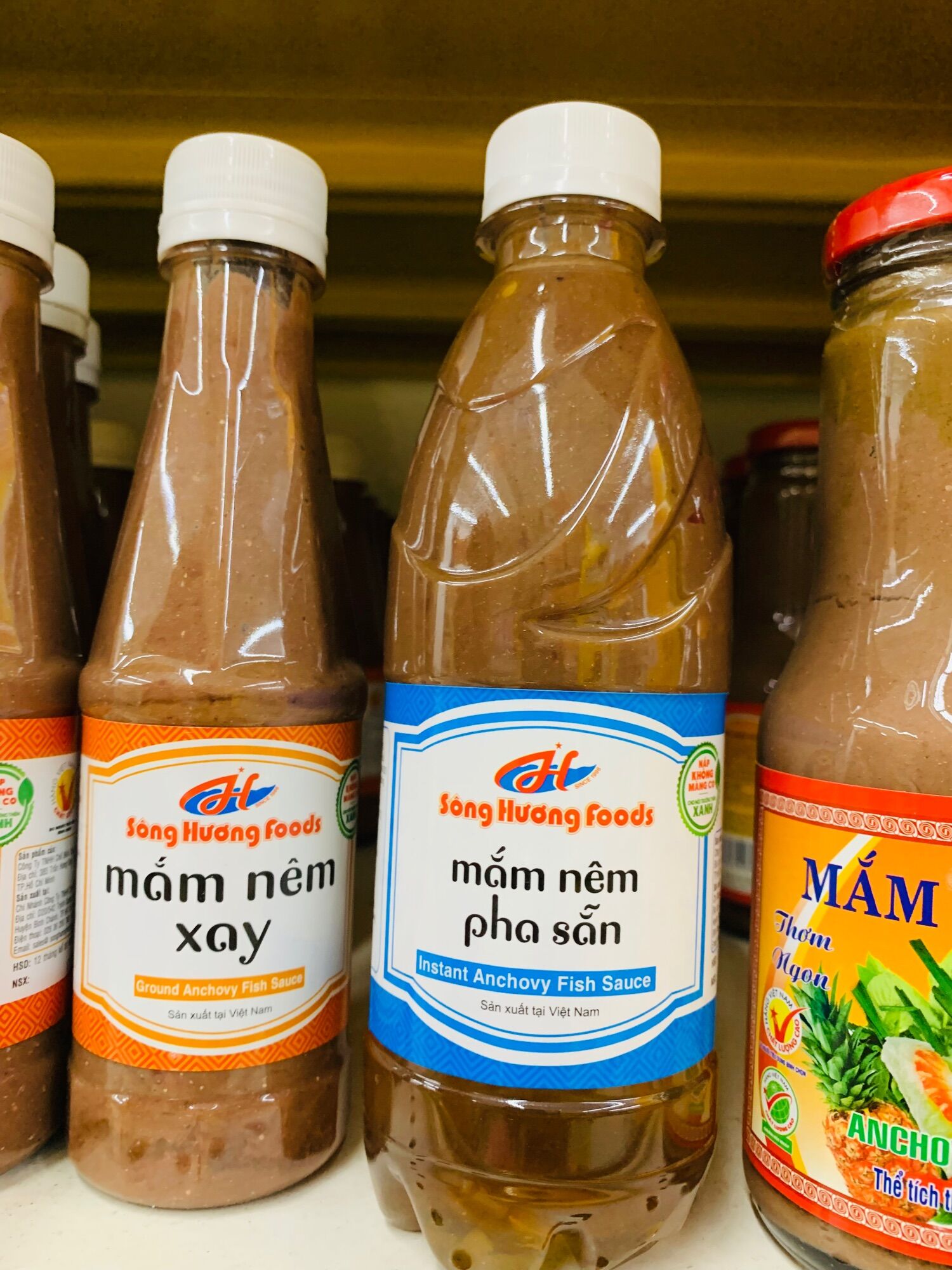 Mắm nêm đủ loại