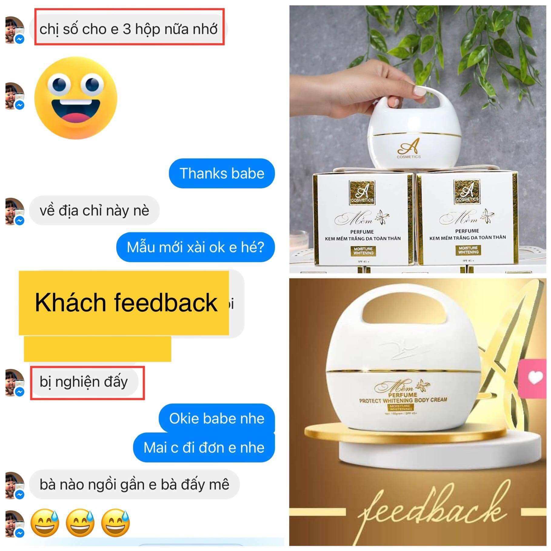 KEM BODY MỀM A Cosmetics