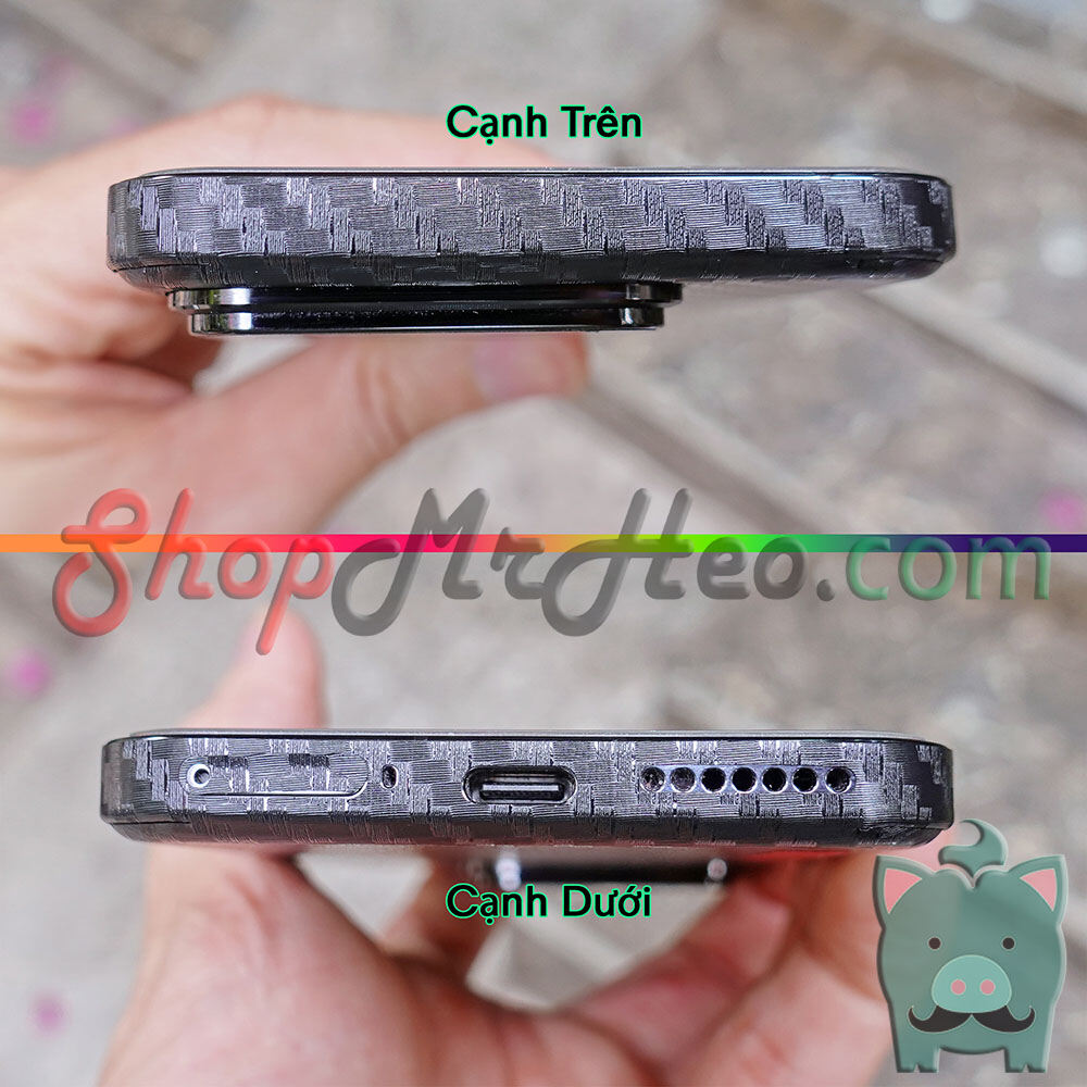 Dán Skin Mặt Sau Lưng Full Viền Xiaomi 14 (Vân Carbon, Lụa, Hộp, Nhám, Da, Nhôm Xước)