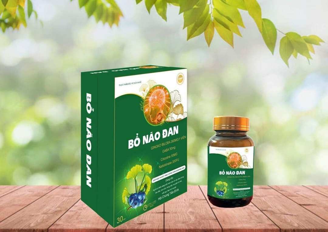 Viên uống bổ não đan,ngăn ngừa rối tiền đình, dễ ngủ.