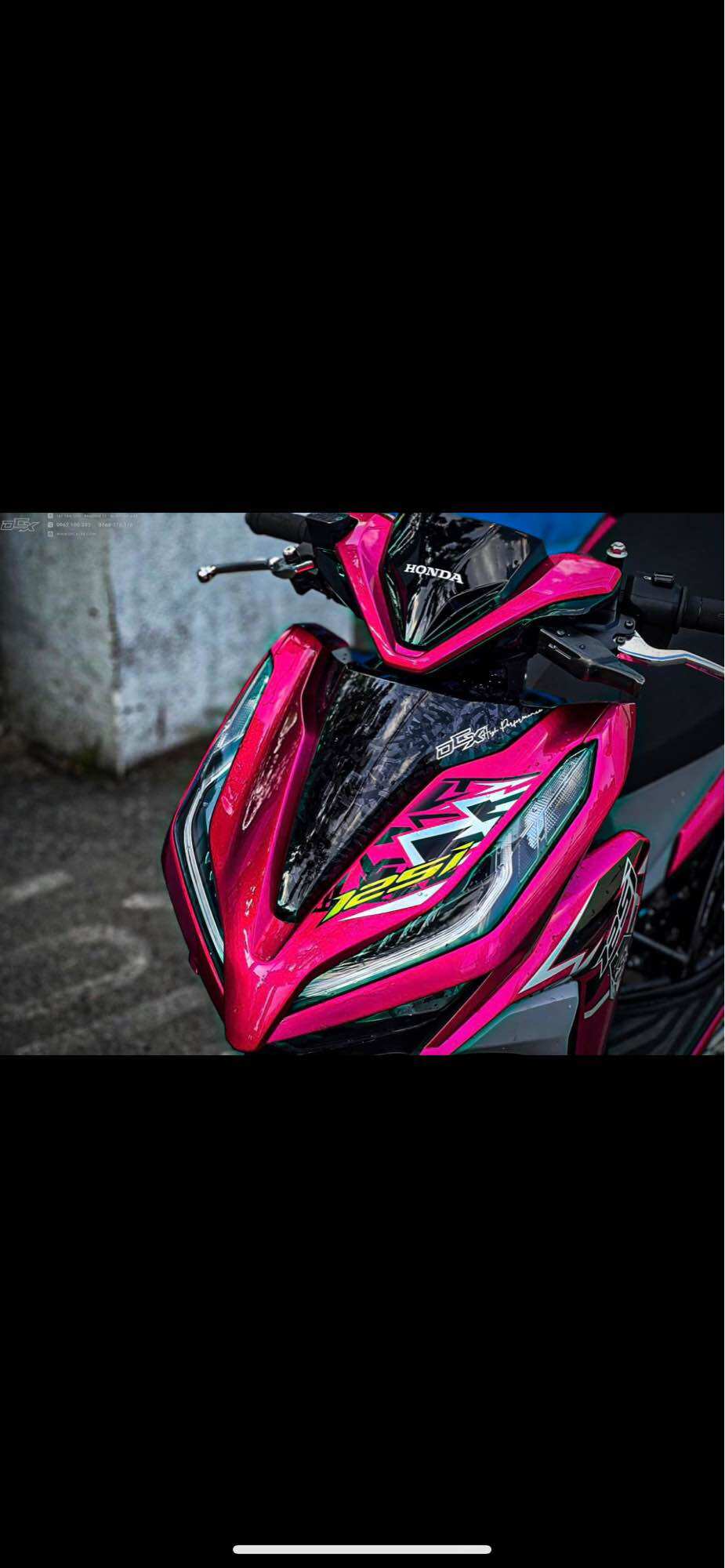 Tem rời Crom Vario 125i Xe Hồng Đen cực đẹp tem 3 lớp không bay màu