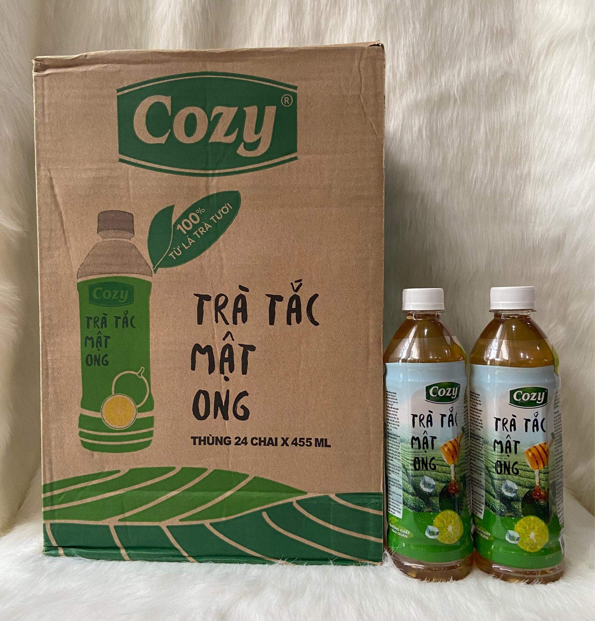 1 Thùng Trà Tắc Mật Ong Cozy /24 chai *455ml